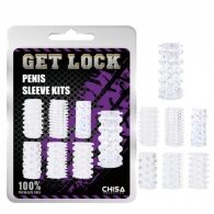 Penis Sleeve Kits Clear Set