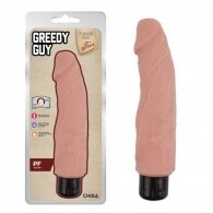 Greedy Guy Flesh Vibrating Dildo