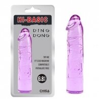 Ding Dong 6.8” Purple Dildo