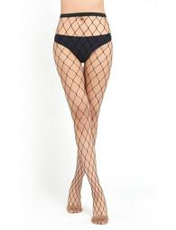 Black Long Sheer Tight Fence Net Pantyhose