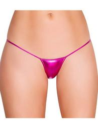 Plus Size Rosy Exotic Micro Shiny G String