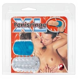 You2Toys XL Penis Ring White & Blue