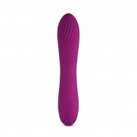 10 Speeds Rechargeable Silicone Purple Color Classic Vibrator